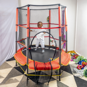 Trampoline Enfant avec Filet de Sécurité – Saut Amusant et Sécurisé